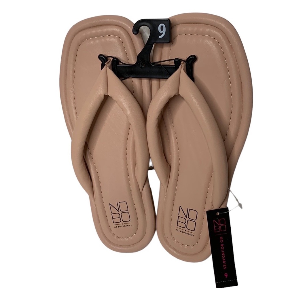 No boundaries Womens memory foam flip-flops
